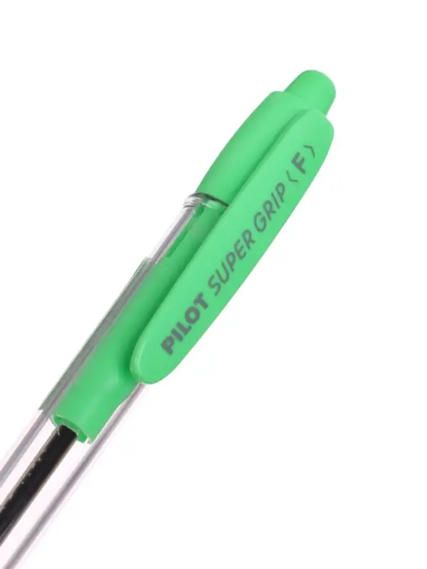 Ручка шариковая Pilot. Super Grip, автоматическая, синий стержень BPGP-10R-F (SG), узел 0.7 мм, на масляной основе, резиновый упор