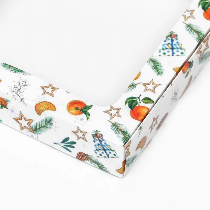 Коробка самосборная «Новогоднее настроение », 16×16×3 см