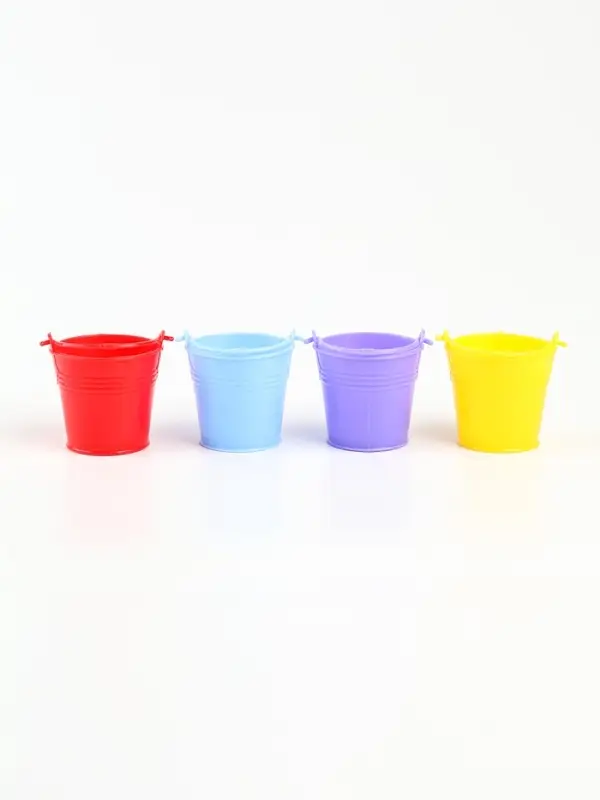 Ведерко малое &laquo;Радость&raquo;, набор 4 шт., цвета МИКС