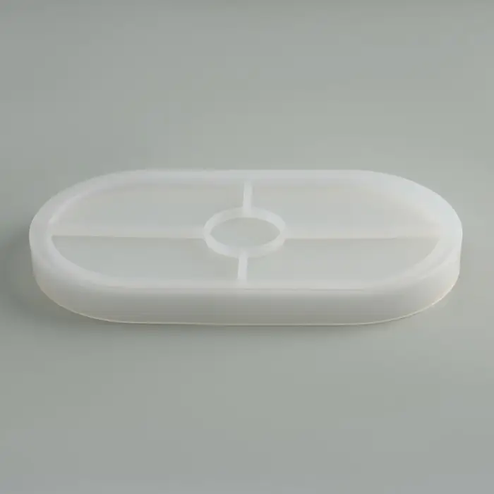 Подставка из гипса. Набор для создания поддона с красками «Овал» Подставка из гипса. Набор для создания поддона с красками «Овал»