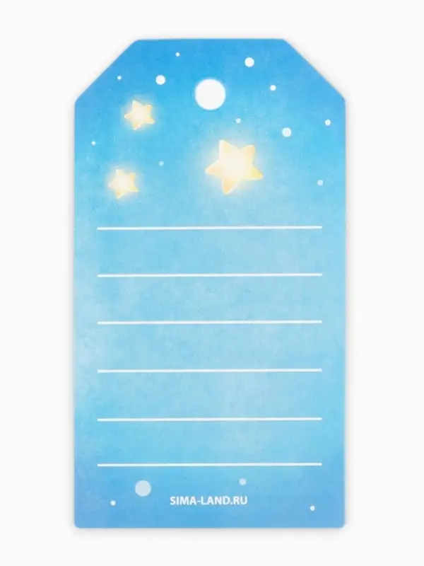 Шильдик декоративный в наборе «С Новым годом!», 9 х 5 см