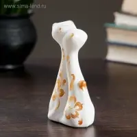 Фигура "Коты влюбленные" белые 3х6,5х12см