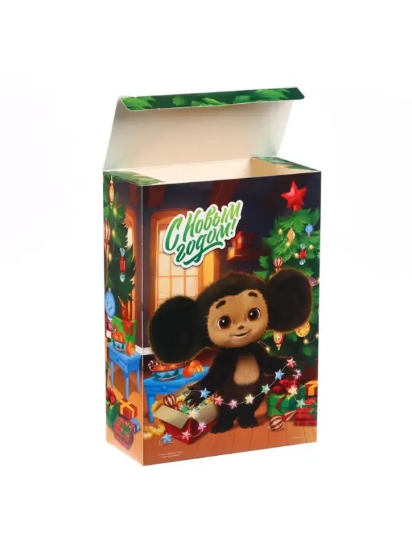 Коробка подарочная, 16х23х7.5 см, Чебурашка Коробка подарочная, 16х23х7.5 см, Чебурашка