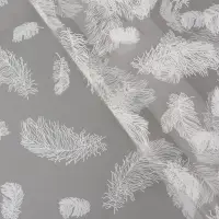 Пленка для цветов "Перышки", белая, 0,6 х 9.3&plusmn;5% м, 40 мкм, 200 гр