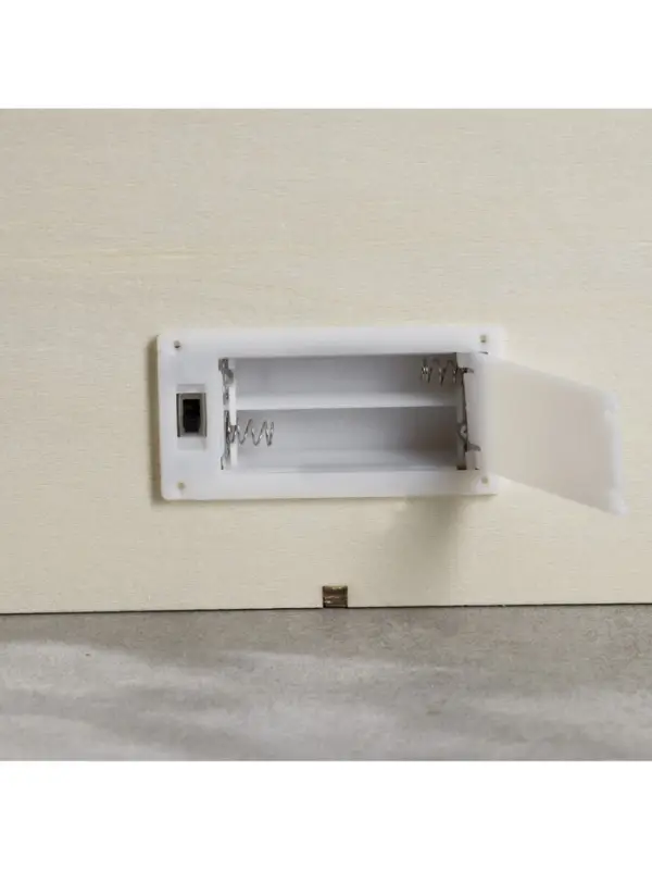 Светодиодная фигура &laquo;Счастливые каникулы&raquo; 22&times;22&times;4 см, дерево, от батареек АААх2, свечение тёплое белое