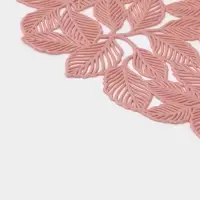 Салфетка сервировочная на стол Доляна &laquo;Эльзас&raquo;, d=38 см, пыльная роза