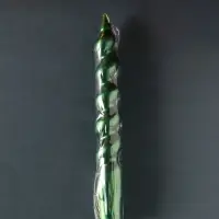 Свеча витая Luxury, 25&times;180 мм, лакированная, зелёная