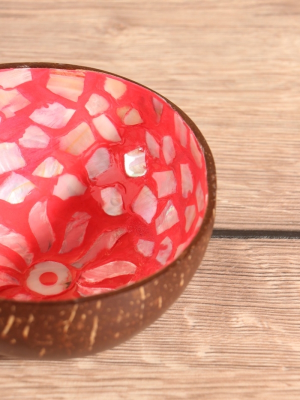 Чаша Чаша "Пламя" 14х14х6 см, кокос