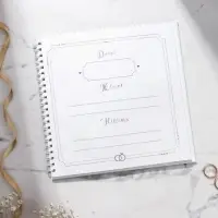 Книга пожеланий на свадьбу, на пружине, 21.5&times;21 см &laquo;Вместе навсегда&raquo;
