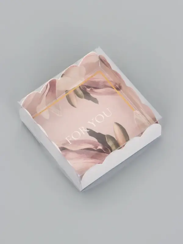 Коробка для печенья, For You, 7×7×3 см Коробка для печенья, For You, 7×7×3 см