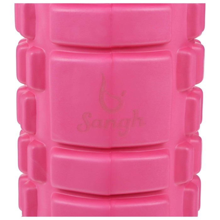 Ролик массажный Sangh, 45х14 см, цвет розовый Ролик массажный Sangh, 45х14 см, цвет розовый