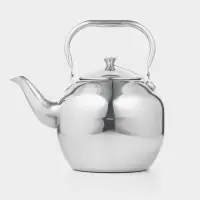 Заварочный чайник &laquo;Аркадий&raquo;, 3 л, нержавеющая сталь, хромированный