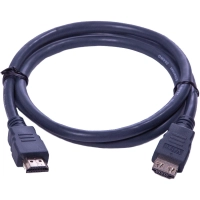 Кабель HDMI - HDMI, M/M, 1 м, v2.0, K-Lock, поз.р, экр, Wize, CP-HM-HM-1M