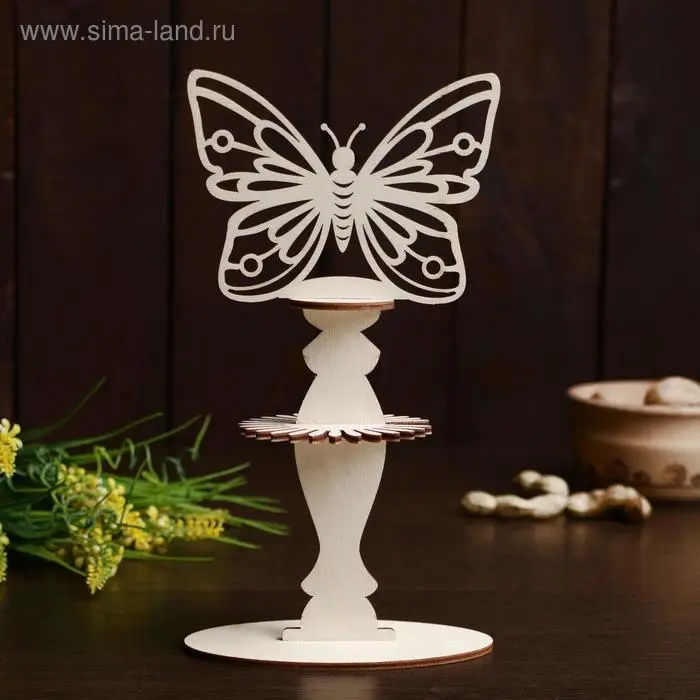 Салфетница «Бабочка», 22×12×0.3 см