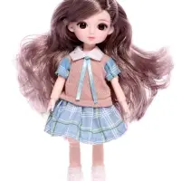 Кукла шарнирная &laquo;Арина&raquo; в платье, МИКС