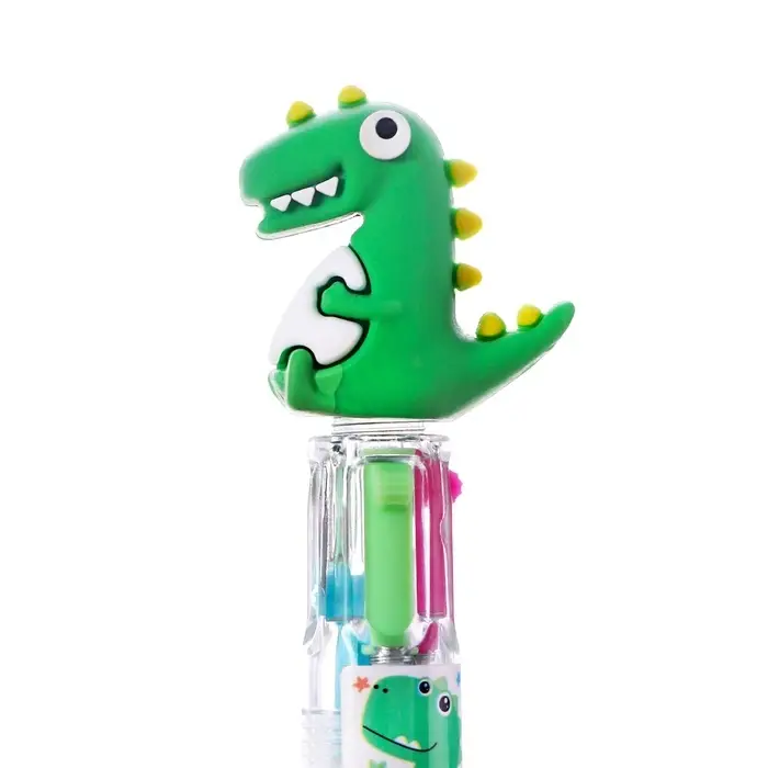 Многоцветная шариковая ручка Calligrata Многоцветная шариковая ручка Calligrata "Дракон" автоматическая, 4-х цветная, МИНИ, зелёная