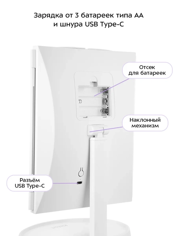 Косметическое зеркало с подсветкой КТ-4169 - 5 Вт Косметическое зеркало с подсветкой КТ-4169 - 5 Вт