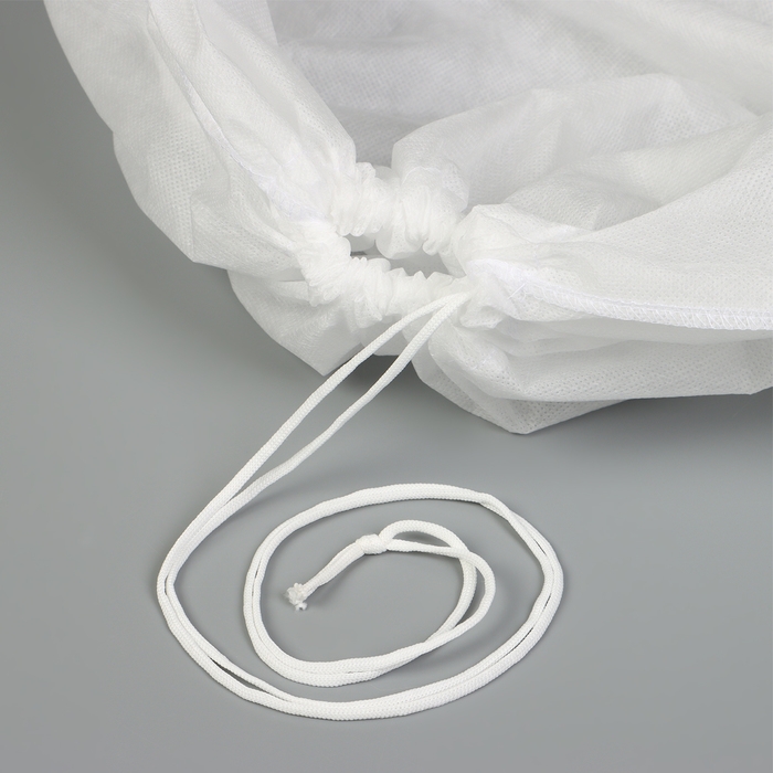 Чехол для растений, трапеция на шнурках, 75 × 70 см, спанбонд с УФ-стабилизатором, плотность 60 г/м² Чехол для растений, трапеция на шнурках, 75 × 70 см, спанбонд с УФ-стабилизатором, плотность 60 г/м²