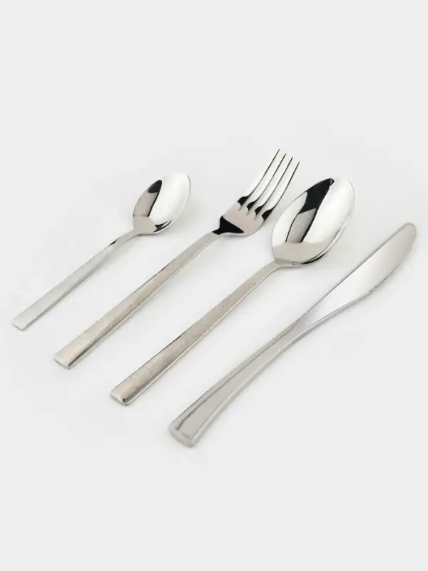 Набор столовых приборов Magistro, 24 предмета, нержавеющая сталь, серебристый