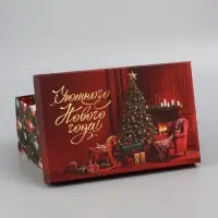 Коробка подарочная, набор 10 в 1 &laquo;Елочные игрушки&raquo;, 32.5&times;20&times;12.5 - 12&times;7&times;4 см