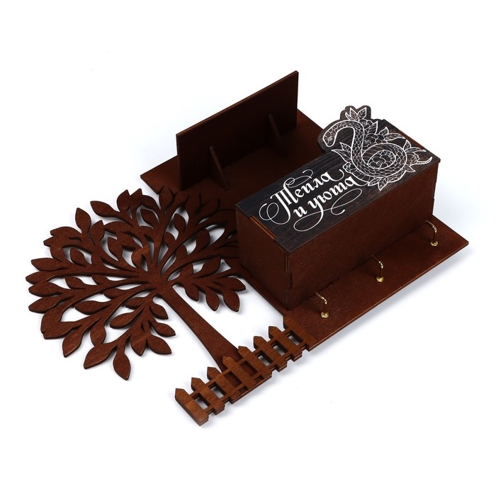 Ключница настенная новогодняя «Тепла и уюта», на Новый год Ключница настенная новогодняя «Тепла и уюта», на Новый год