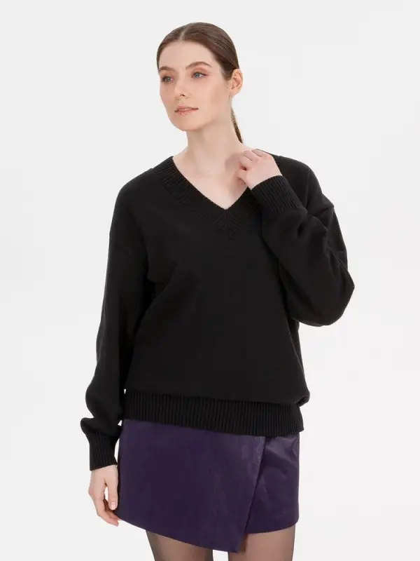 Джемпер Siluetti Stillan, черный, размер S/M Джемпер Siluetti Stillan, черный, размер S/M