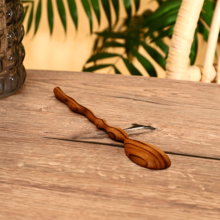 Ложка 23 см, тиковое дерево