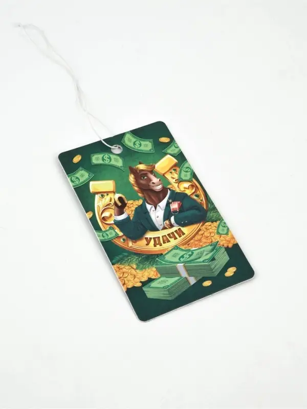 Ароматизатор бумажный «Подкова на удачу», яблоко Ароматизатор бумажный «Подкова на удачу», яблоко