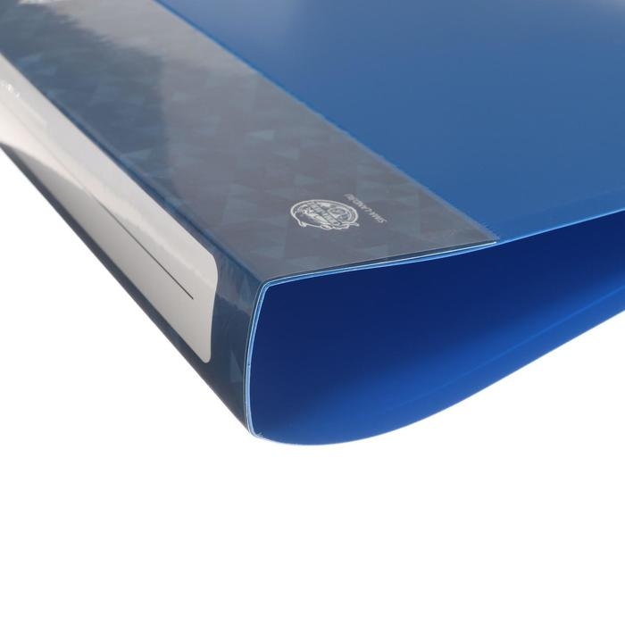 Папка на 2 кольцах А4, Calligrata, 40 мм, 700 мкм, карман на торце, синяя Папка на 2 кольцах А4, Calligrata, 40 мм, 700 мкм, карман на торце, синяя