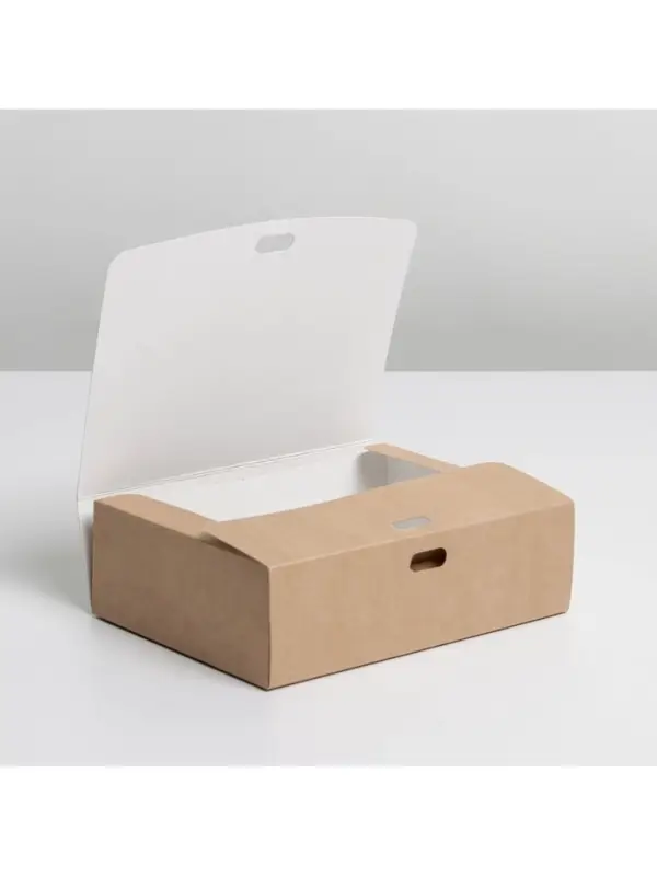 Коробка подарочная складная крафтовая, упаковка, 16.5 х 12.5 х 5 см Коробка подарочная складная крафтовая, упаковка, 16.5 х 12.5 х 5 см