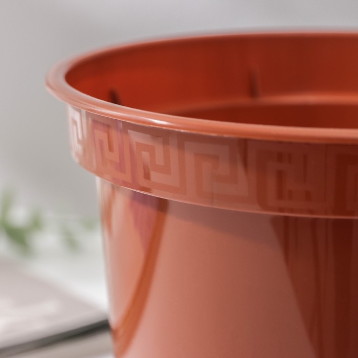 Горшок цветочный «Классик С», 1,5 л, d=15, цвет терракот