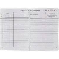 Бланк Вкладыш к трудовой книжке (новый 2023г)