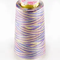 Нитки мультиколор, 2700 м, 40/2 , полиэстер, разноцветные