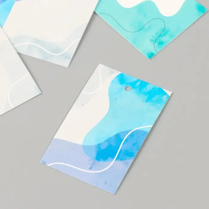 Набор бирок для подарков, цветов «Минимализм. Море», 10 шт. (5 видов), 4×6 см