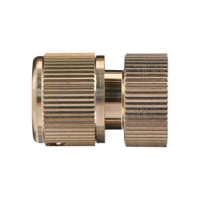 Коннектор, 3/4 Коннектор, 3/4" (19 мм), быстросъёмное соединение, внутренняя резьба, латунь, Greengo