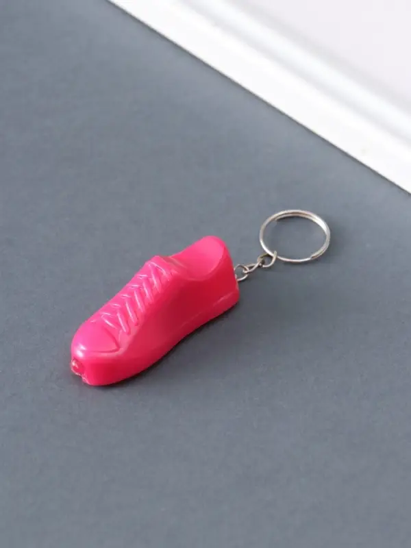 Фонарик брелок для ключей на кольце &laquo;Кроссовок&raquo;, 1 LED, 1.9&times;4.9 см, МИКС