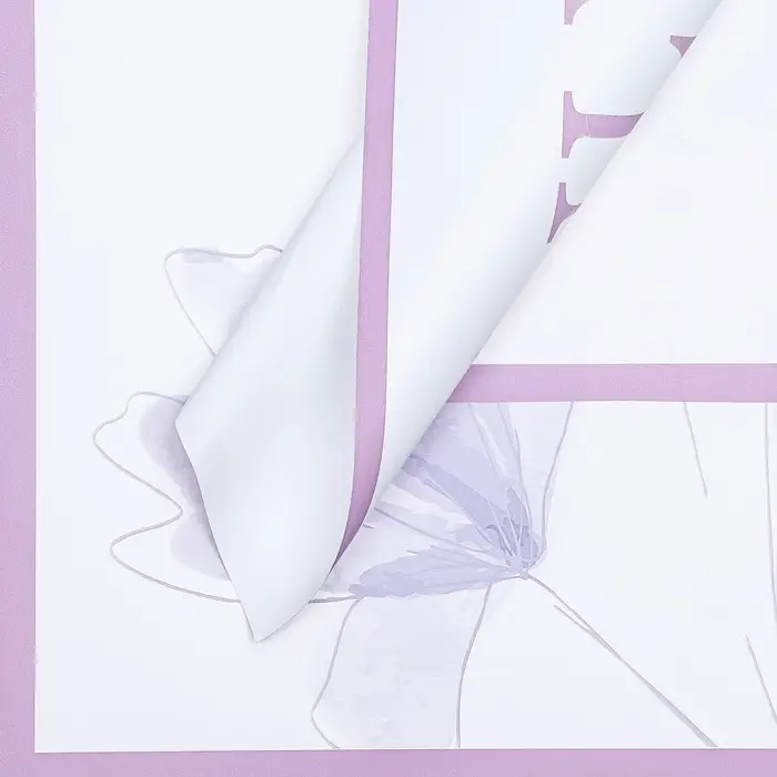 Пленка для цветов матовая, «Цветы для тебя», 58×58 см, сиреневый Пленка для цветов матовая, «Цветы для тебя», 58×58 см, сиреневый