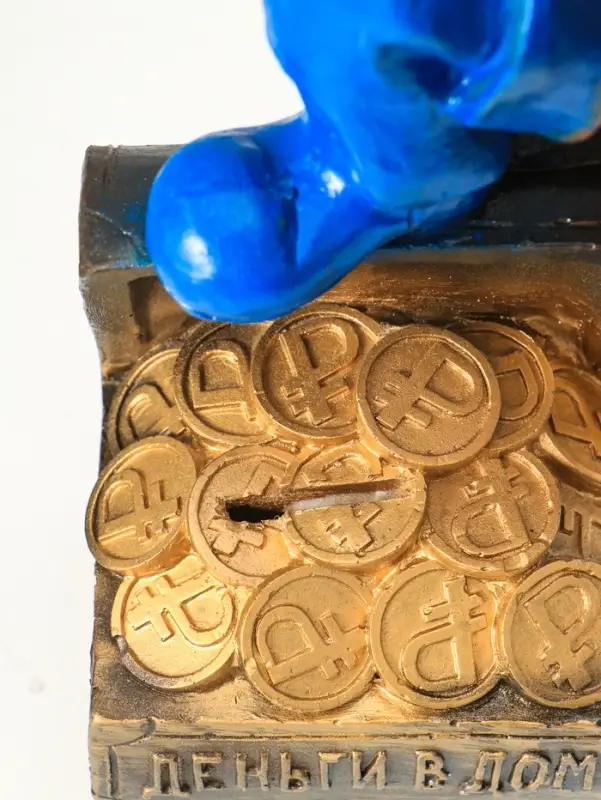 Копилка для денег &laquo;Пёс-деньги в дом&raquo;, гипс, 40&times;18&times;12 см