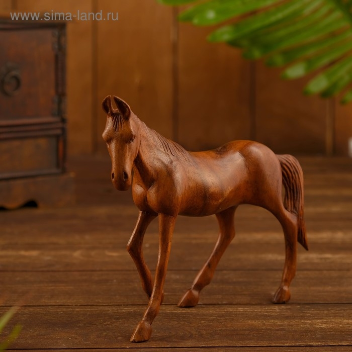 Сувенир Сувенир "Конь" дерево 20х5х15 см