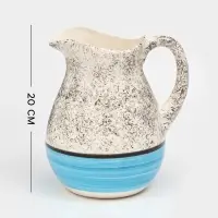 Кувшин Керамика ручной работы &laquo;Крошка&raquo;,1.5 л, 1 сорт, синий, Иран