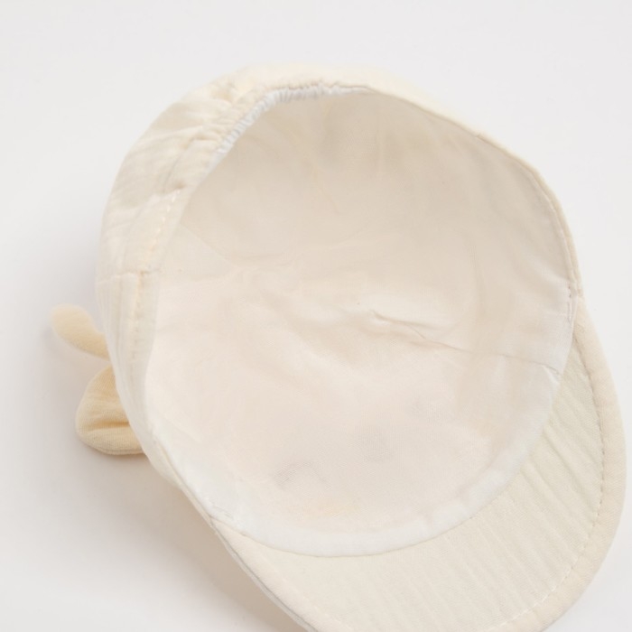 Кепка детская MINAKU, размер 40-42, цвет бежевый Кепка детская MINAKU, размер 40-42, цвет бежевый