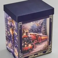 Коробка подарочная складная &laquo;Уютный Новый год&raquo;, 18&times;23&times;14 см