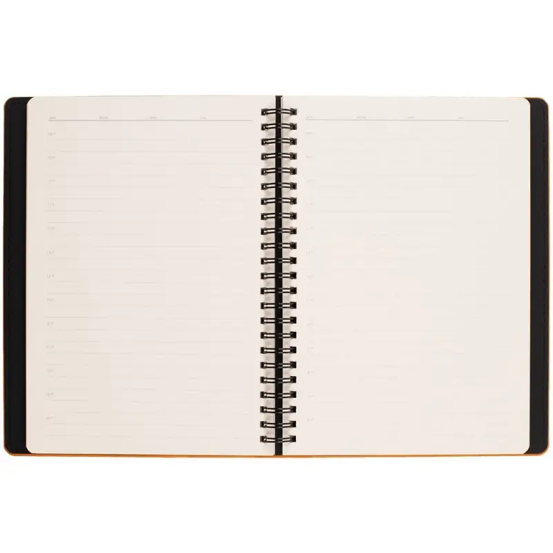 Ежедневник Spring Urban на заказ, недатированный, оранжевый Ежедневник Spring Urban на заказ, недатированный, оранжевый