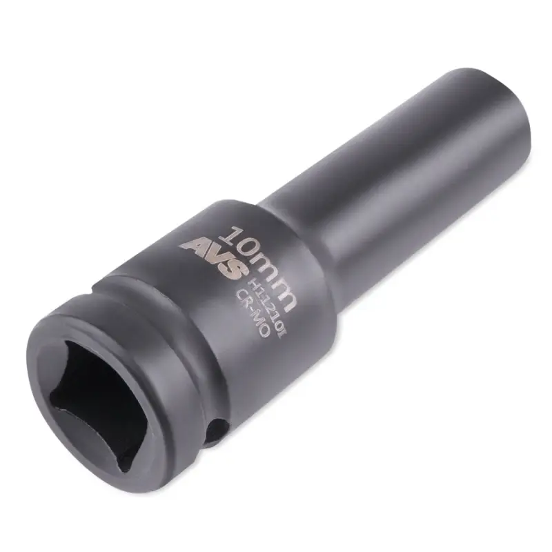 Набор головок торцевых ударных глубоких 1/2"DR (10 - 22 мм) (10 предметов) AVS NG12-10ID