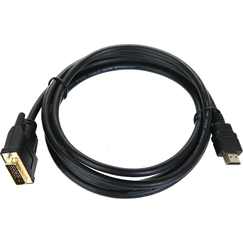 Кабель HDMI to DVI-D (19M -25M) 2м, TV-COM <LCG135E-2M