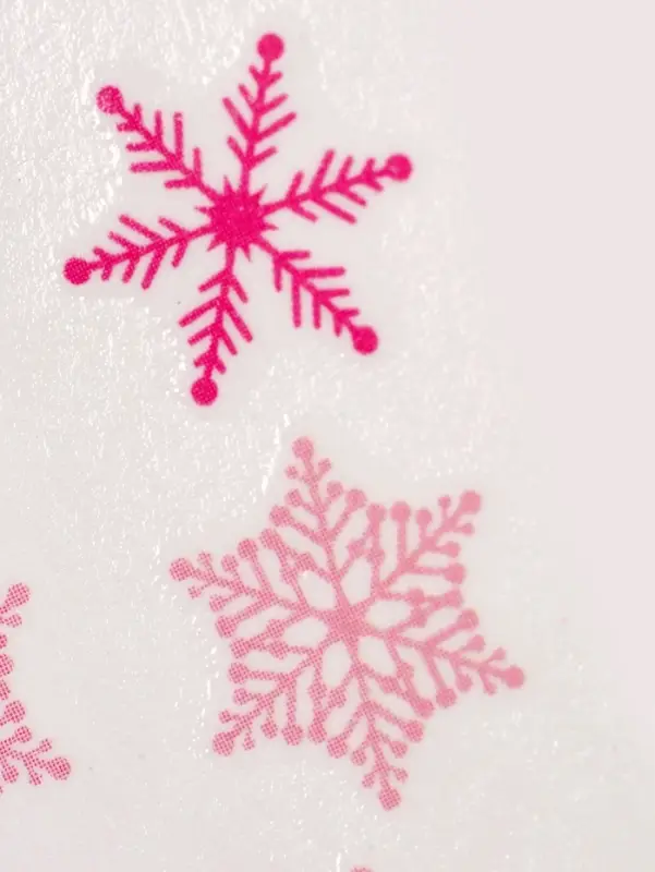 Слайдеры для ногтей «Снежинки», розовые Слайдеры для ногтей «Снежинки», розовые