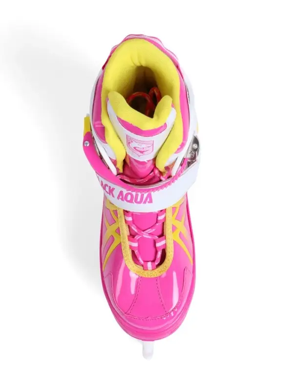 Коньки раздвижные BlackAqua, р. 35-38, для фитнеса, с роликовой платформой, цвет фуксия Коньки раздвижные BlackAqua, р. 35-38, для фитнеса, с роликовой платформой, цвет фуксия