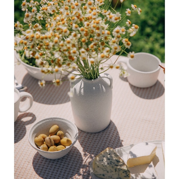 Набор салатников керамических SL Home «Арена Бланка», 350 мл, d=12,5 см, цвет белый