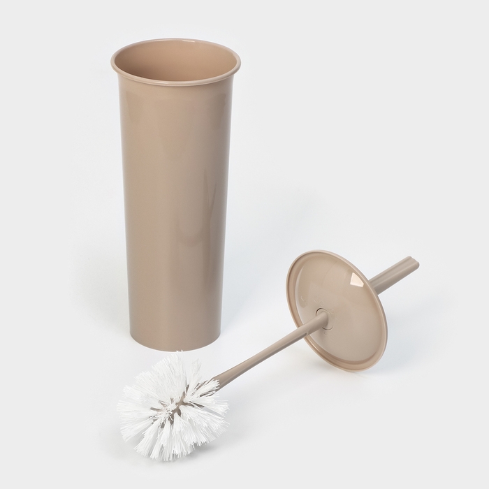 Комплект для туалета Rambai, d=11,5 см, h=36,5 см, цвет бежевый Комплект для туалета Rambai, d=11,5 см, h=36,5 см, цвет бежевый