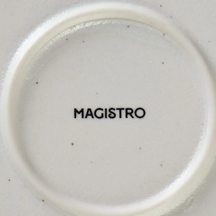 Блюдо для подачи Magistro Slate, d=27.2 см, фарфор, белое